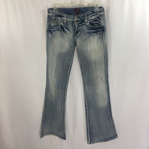 Underground Soul Women's Juniors Jeans Flare Stretch Size 1 - Picture 1 of 8